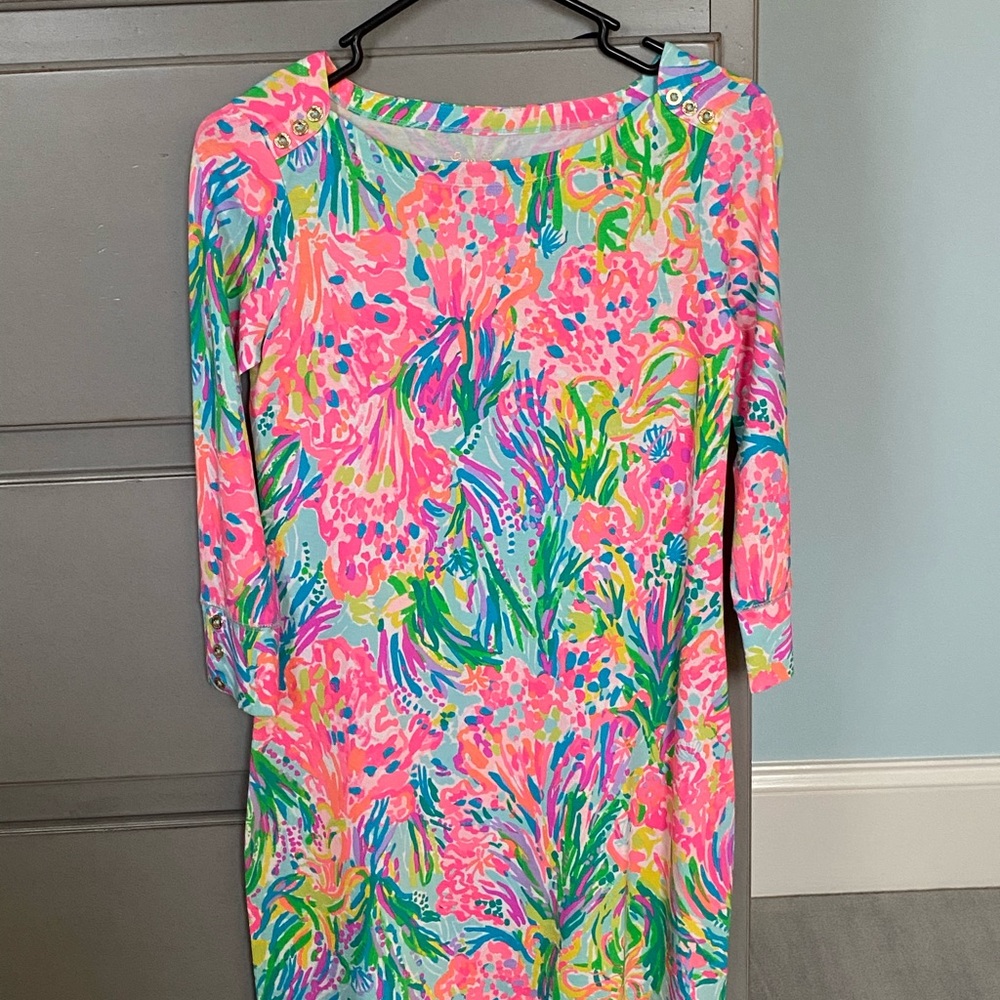 lilly pulitzer long-sleeve dress!! - Picture 1 of 4